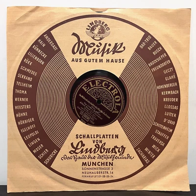 Electrola 7833 - Inmunchenstehtein Hofbrauhaus - 10" Shellac 78RPM Record - E+ - Image 1 of 4