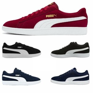 mens white puma trainers