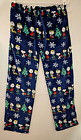 Peanuts Holiday Christmas Fleece Sleep Pajama Pants Nwt Women's Small