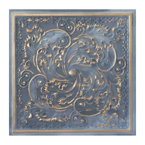 Plastic ceiling tiles Decorative Wall Panel wainscoting PL62 Smoked gold 10pcs - Picture 1 of 23