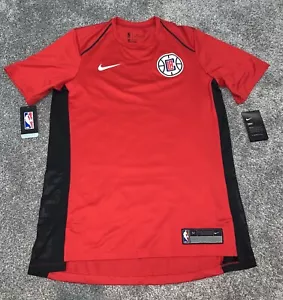 NUOVO Nike DRI-FIT LA Clippers Warm Up Shirt Uomo Medium Los Angeles Kawhi Harden - Foto 1 di 7