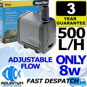 Aqua One Maxi 102 Powerhead Aquarium Fish Tank Pond Water Pump 500L/H - Picture 1 of 5