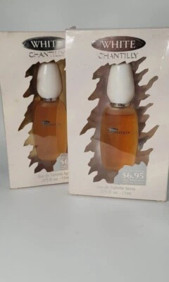 2,白色 CHANTILLY EAU DE TOILETTE 喷雾 DANA 全新带盒 0.375 液量盎司每件 — 第 1/3 张图片