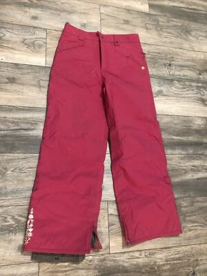 Calça de esqui e snowboard Burton rosa Wrangler meninas GG impermeável isolada - Imagem 1 de 4