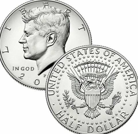 2004 P President Kennedy Half Dollar Fifty Cent Coin Coins Money U.S. Mint Cover