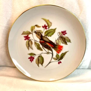 Bavaria Debra Vogel Blume glatt Salatteller Gold 7 3/4" Oma-Kern Ersatz - Bild 1 von 5