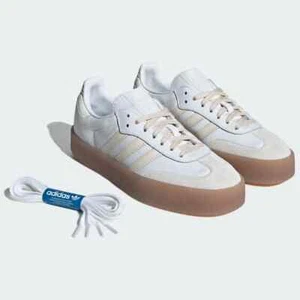 New Adidas Women's Sambae Shoes - White/ Ivory (IE9107) - Picture 1 of 8