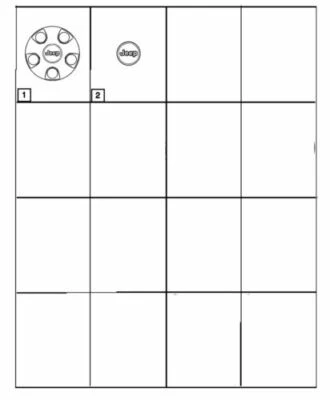 Tapa central de rueda genuina Mopar 2005-2007 Jeep Liberty 5GL69S4AAB Foto 1 de 4