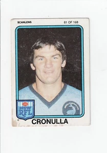 1981 Scanlens Rugby League Gavin Miller #61 (Cronulla Sharks) - Picture 1 of 2
