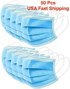 50 Packs Masks - Picture 1 of 9