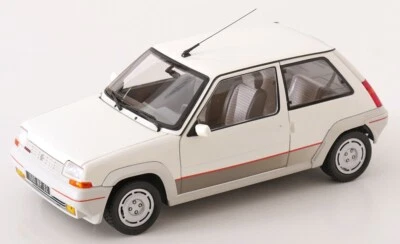 1/18 Norev Renault 5 Supercinco gt turbo PH1 white 1985 185200 cochesaescala - Imagen 1 de 4