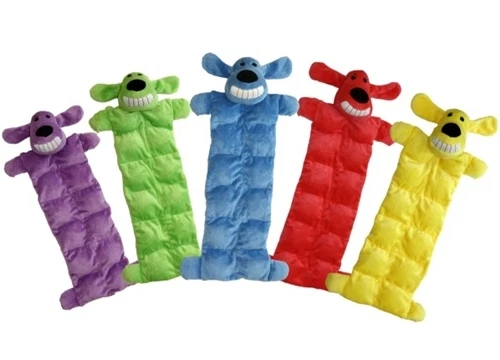 Multipet 12-Inch Squeaker Mat Loofa Assorted Dog Toy (Sold Individually) - Image 1 of 1