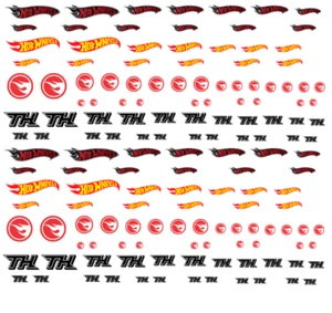 1/64 Hot Wheels TH Treasure Hunt Waterslide Decals  MADE IS THE USA - Picture 1 of 1