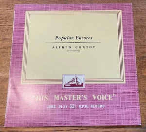 ALP 1197 ~ RED/GOLD ~ ALFRED CORTOT PLAYS POPULAR ENCORES SCHUBERT /CHOPIN EX/NM - Picture 1 of 9