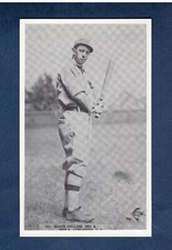 EDDIE COLLINS, A's/Athletics~1911 T5 Pinkerton cabinet photo pc/1974 TCMA RP XNM