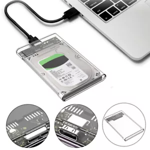 Transparentes Usb3.0 Micro 8 Sata-Festplattengehäuse Für Externe 2 5-Zoll- v - Bild 1 von 10
