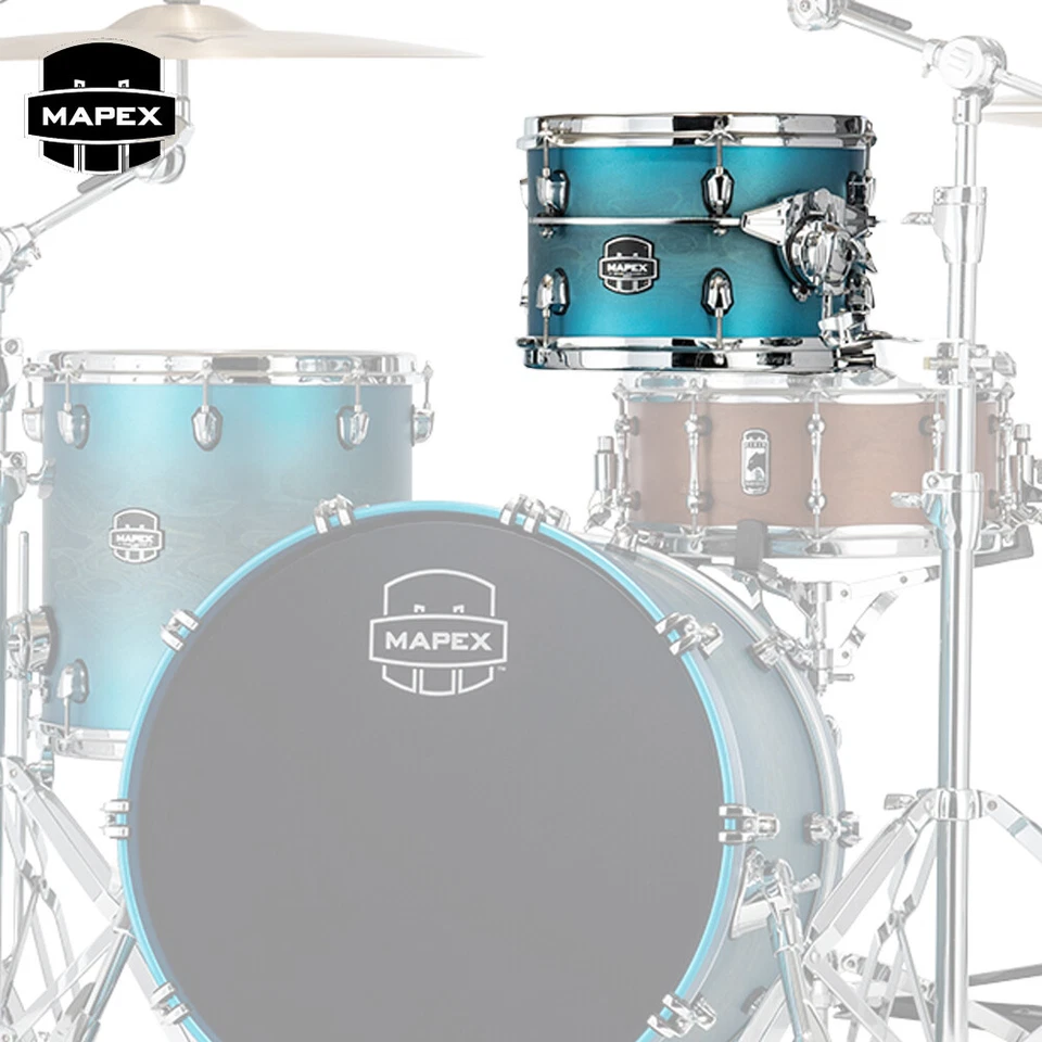 Mapex Saturn Evolution 10" x 8" Maple Mounted Tom Azure Burst SET1008MPT - Image 1 of 1