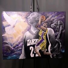 Original Tribute painting of Kobe Bryant  (  NBA, Lakers , Mamba Mentality)