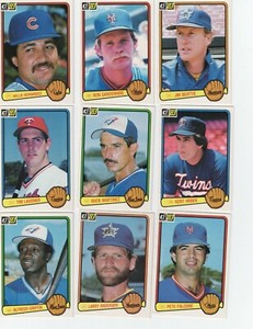 1983 DONRUSS Baseball Cards Complete Your Set U-Pick NM/MINT 1-250