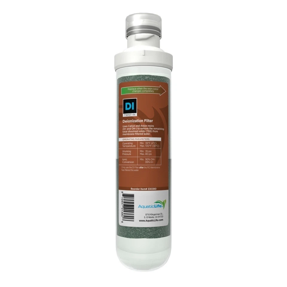 Aquatic Life Twist-In Dual Deionization Replacement Filtration Cartridge (DI) - Image 1 of 2