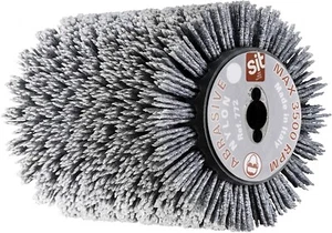 SPAZZOLA A RULLO IN NYLON GR.80 Ø 100x115x12,8mm PER SATINATRICE MAKITA 9741 - Imagen 1 de 1