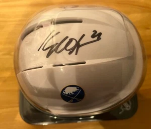 Buffalo Sabres Kyle Okposo Autograph Mini Helmet from Hockey Fights Cancer - Picture 1 of 4