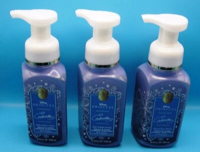 3 Bath & Body Works DISNEY Princess *CINDERELLA* Lot FOAMING Hand Soap FREE SHIP - Image 1 of 4