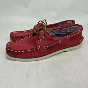 Sperry Top Side Mens Fabric Lace up Boat shoes size 9M 0271585 - Picture 1 of 14