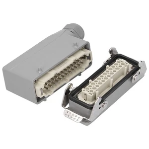 Steckverbinder 24 Kontakte Seitlich Nach Außen Wasserdicht Industrieller - Bild 1 von 18