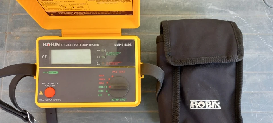 Robin Digital PSC–Loop Tester – KMP 411DL – Very Good Condition - Image 1 of 4