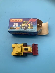 Matchbox Superfast 29 Tractor Shovel With Box - Picture 1 of 6