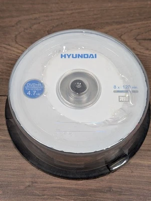 New Sealed Hyundai DVD+R 4.7Gb 8x 120Min AZO - 8 Disc Spindle Pack - Image 1 of 4