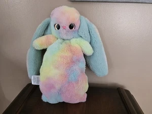 Artist Handmade Plush Evvies Lovies Tie Dye Rainbow Bunny Rabbit Floppy Minky - Picture 1 of 5