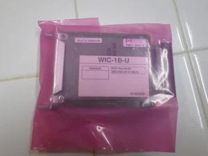 CISCO WIC-1B-U WAN INTERFACE CARD (NEW UNOPENED) - Picture 1 of 3