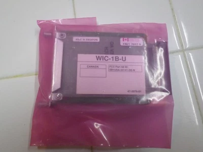 CISCO WIC-1B-U WAN INTERFACE CARD (NEW UNOPENED) - Image 1 of 3
