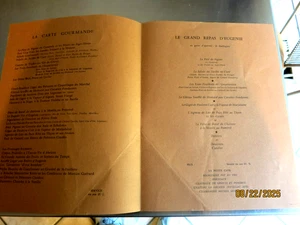 VINTAGE MENÜ UND KARTEN - TROISGROS RESTAURANT - ROANNE - 80er JAHRE - Bild 1 von 5