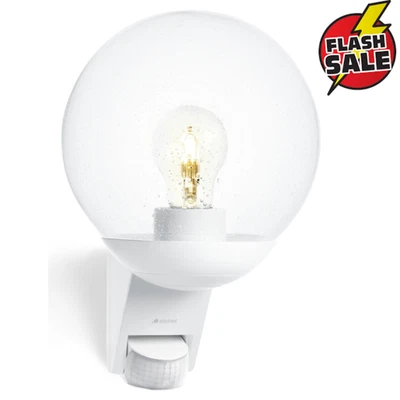 STEINEL Sensor-Außenleuchte Wandleuchte mit Bewegungsmelder Eingangsleuchte weiß - Bild 1 von 4