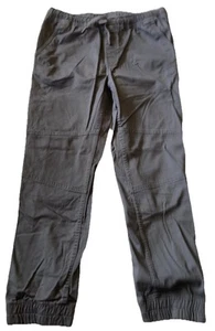 Wonder Nation Elastic Waist Drawstring Gray Jogger Pants Boys Size L 10/12 Husky - Picture 1 of 10