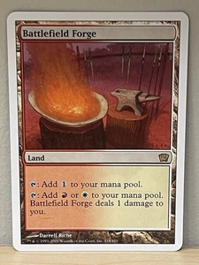MTG - Battlefield Forge - NM 9th Edition 318/350 - Magic: The Gathering - Picture 1 of 2