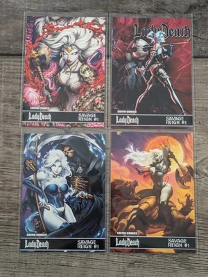 LADY DEATH Savage Reign Commemorative Trading Cards Kickstarter  - Image 1 of 2