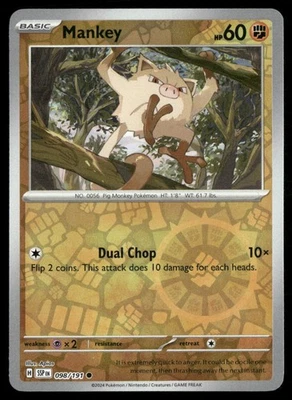 SV08: Surging Sparks #098/191 Mankey - Image 1 of 2