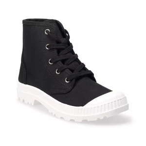Sonoma Women's Size 9.5 Black Dragonfruit Combat Boot Style Sneakers - NEW - Picture 1 of 11
