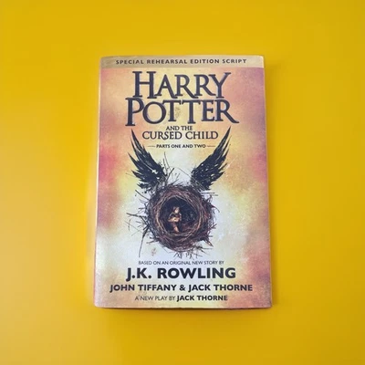 1st Edition Hard Cover w/DJ Harry Potter And The Cursed Child Special Rehearsal - Image 1 of 4