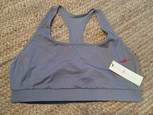 Nuevo con etiquetas Sujetador deportivo Casa Zeta Jones gris corredor espalda para mujer, talla XXL - Imagen 1 de 7