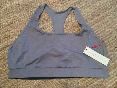 Nuevo con etiquetas Sujetador deportivo Casa Zeta Jones gris corredor espalda para mujer, talla XXL Foto 1 de 4