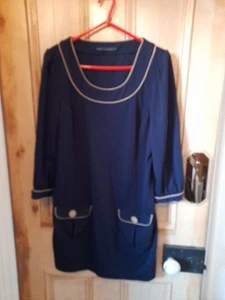 Navy 3/4 Sleeve Tunic Size 14 From Next - Picture 1 of 1