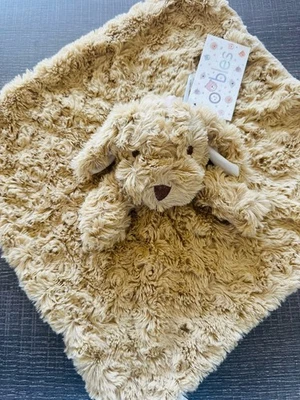 Oobles бежевый вихрь розетка щенок собаки милый безопасности одеяло милый погремушка новый - Изображение 1 из 4