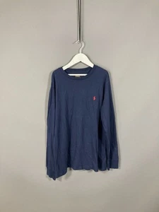 RALPH LAUREN LONG SLEEVE T-Shirt - Age 14-16yrs - Navy - Great Condition - Boy’s - Picture 1 of 4