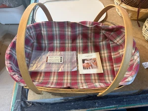 Cesta Longaberger 2007 con forro y protector original en perfecto estado (MM 13-2 - Imagen 1 de 6