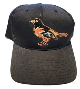 De colección Baltimore Orioles Twins Enterprises Gorra Gorra Adulto Snapback Negro Nuevo con Etiquetas - Imagen 1 de 5